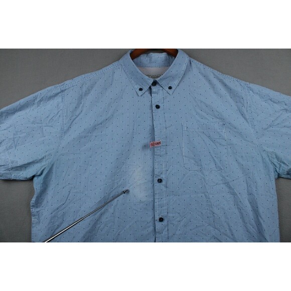 Alexander Julian Colours Shirt Mens 2XL XXL Striped Dot  Button Up Button Collar - Picture 10 of 14